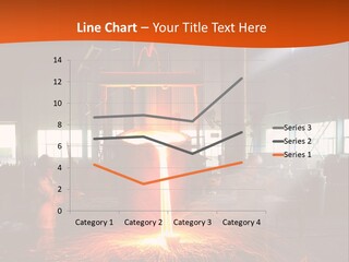 A Man Working On A Piece Of Metal In A Factory PowerPoint Template