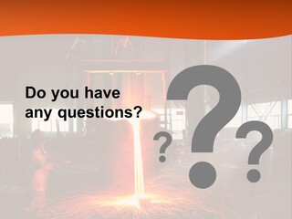 A Man Working On A Piece Of Metal In A Factory PowerPoint Template