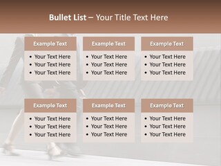 A Business Man And Woman Walking Down A Street PowerPoint Template