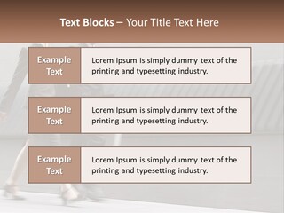 A Business Man And Woman Walking Down A Street PowerPoint Template