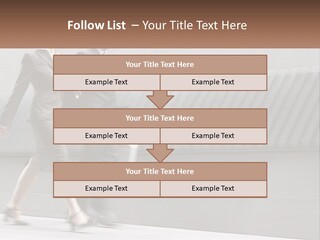 A Business Man And Woman Walking Down A Street PowerPoint Template