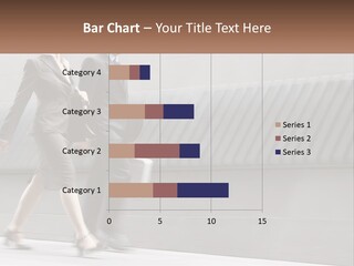 A Business Man And Woman Walking Down A Street PowerPoint Template