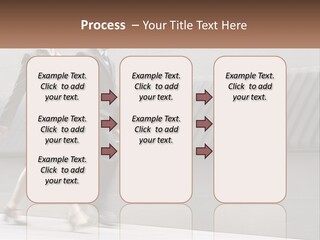 A Business Man And Woman Walking Down A Street PowerPoint Template