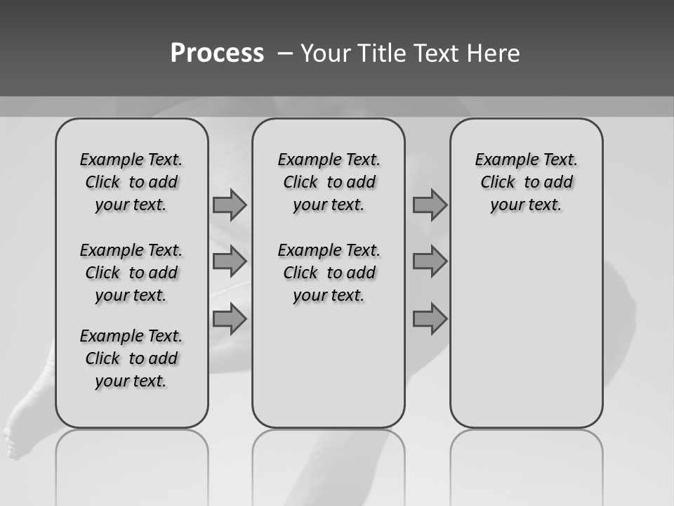 A Man Doing A Yoga Pose In A Black And White Photo PowerPoint Template