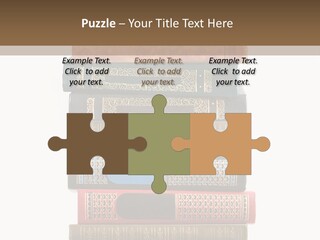 A Stack Of Books On Top Of Each Other PowerPoint Template