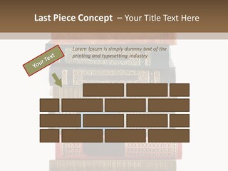 A Stack Of Books On Top Of Each Other PowerPoint Template