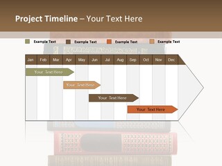 A Stack Of Books On Top Of Each Other PowerPoint Template