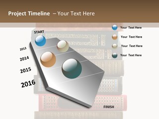 A Stack Of Books On Top Of Each Other PowerPoint Template