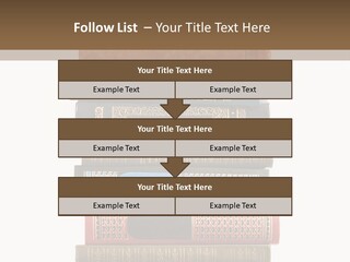A Stack Of Books On Top Of Each Other PowerPoint Template