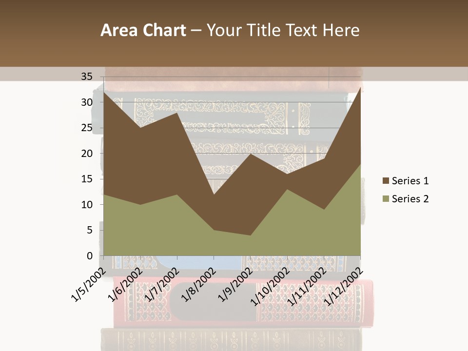 A Stack Of Books On Top Of Each Other PowerPoint Template