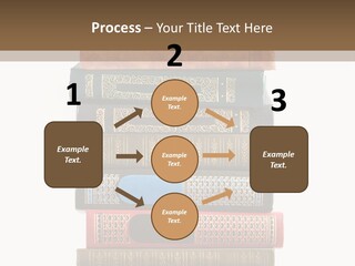 A Stack Of Books On Top Of Each Other PowerPoint Template