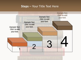 A Stack Of Books On Top Of Each Other PowerPoint Template
