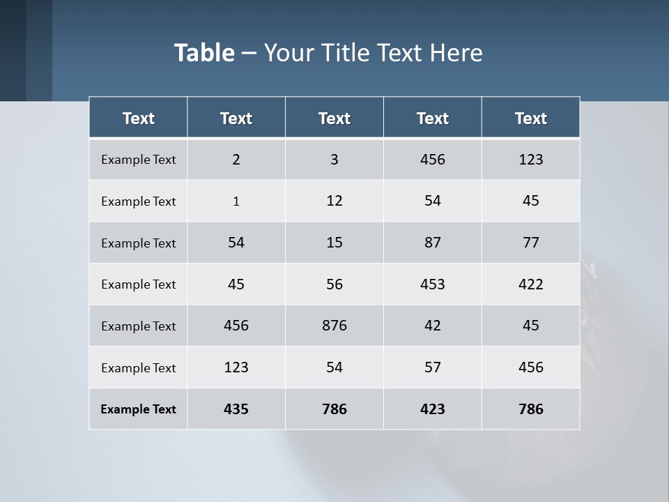 Two White Brushes On A Blue Background Powerpoint Template PowerPoint Template
