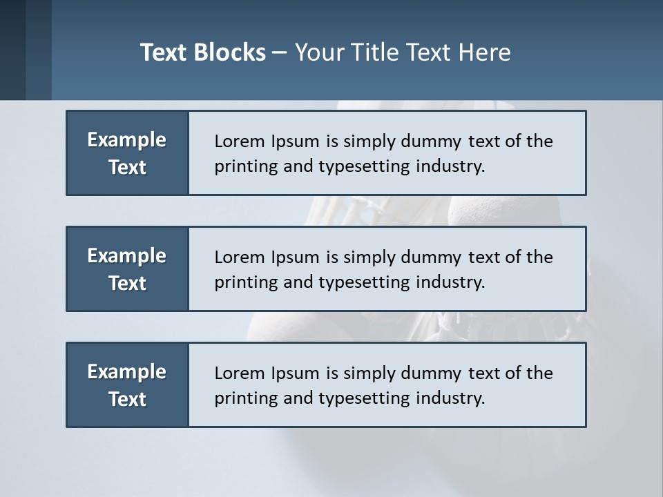 Two White Brushes On A Blue Background Powerpoint Template PowerPoint Template