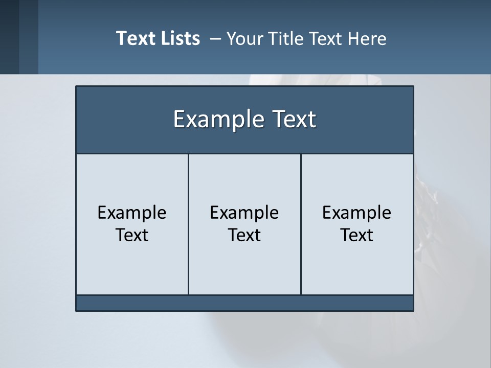 Two White Brushes On A Blue Background Powerpoint Template PowerPoint Template