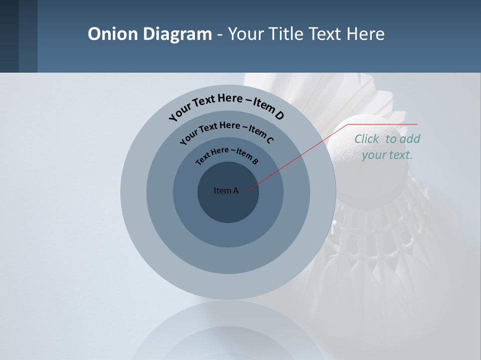 Two White Brushes On A Blue Background Powerpoint Template PowerPoint Template