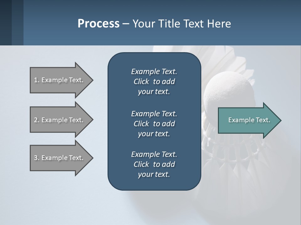 Two White Brushes On A Blue Background Powerpoint Template PowerPoint Template
