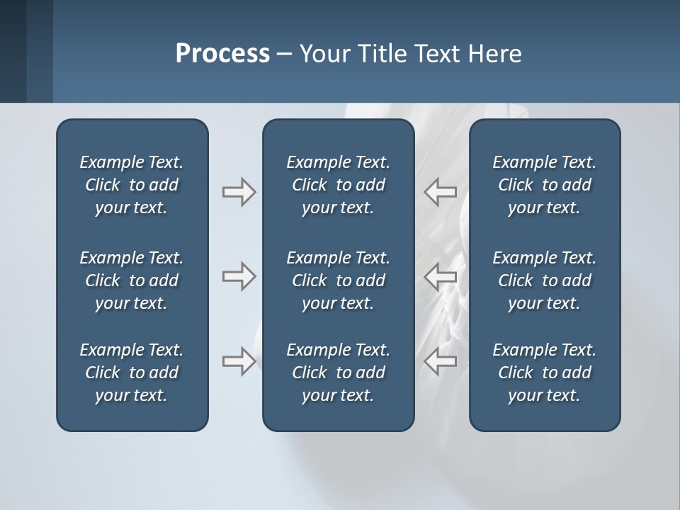 Two White Brushes On A Blue Background Powerpoint Template PowerPoint Template