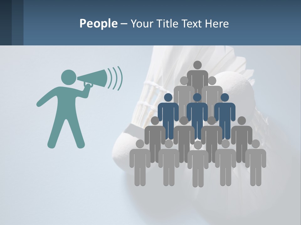 Two White Brushes On A Blue Background Powerpoint Template PowerPoint Template