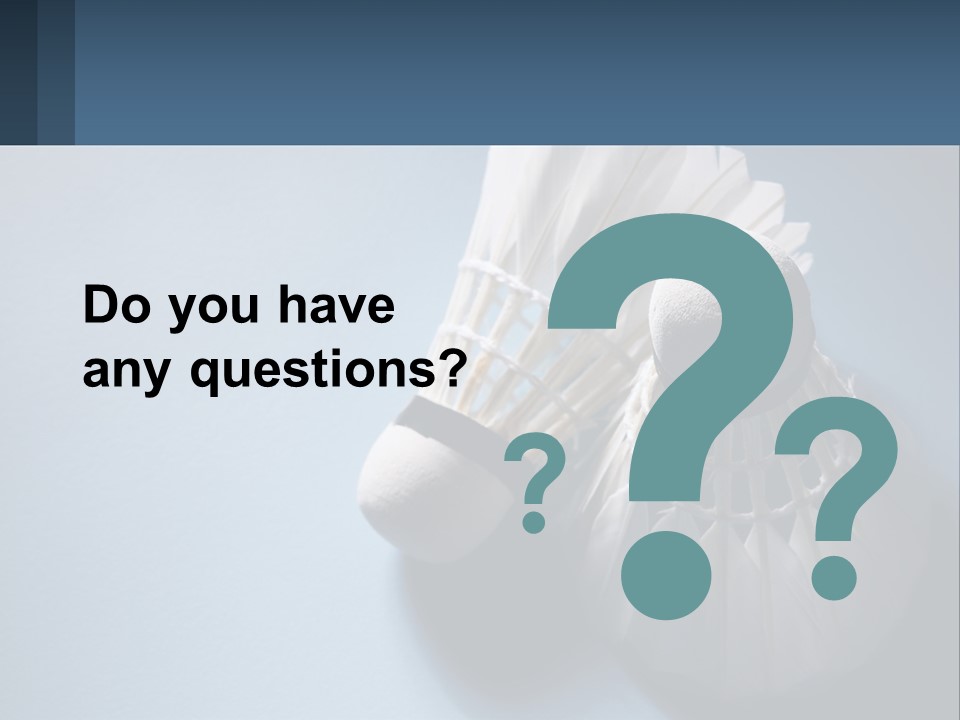 Two White Brushes On A Blue Background Powerpoint Template PowerPoint Template