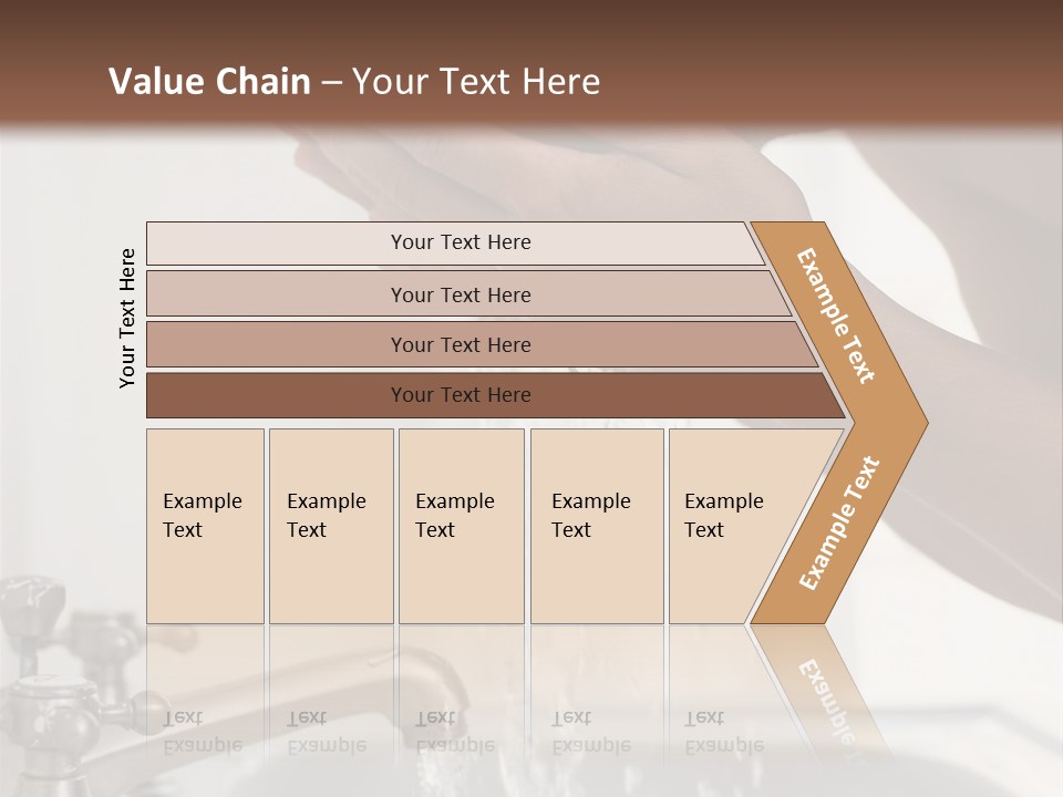 A Man Washing His Face In A Sink PowerPoint Template