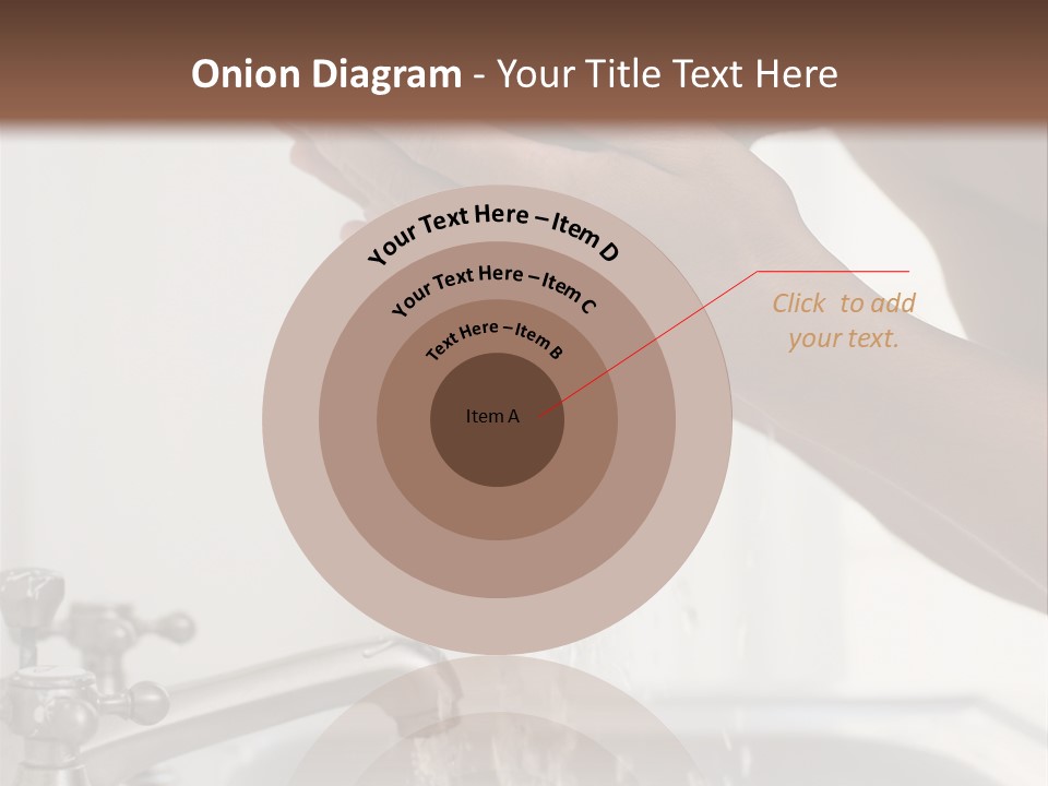 A Man Washing His Face In A Sink PowerPoint Template