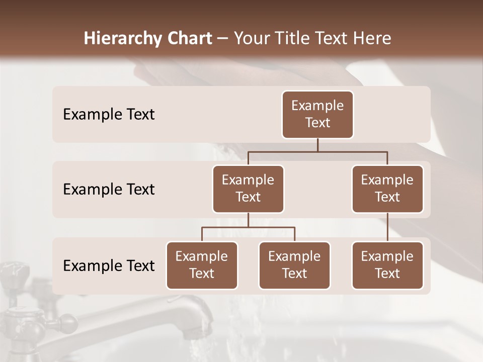 A Man Washing His Face In A Sink PowerPoint Template