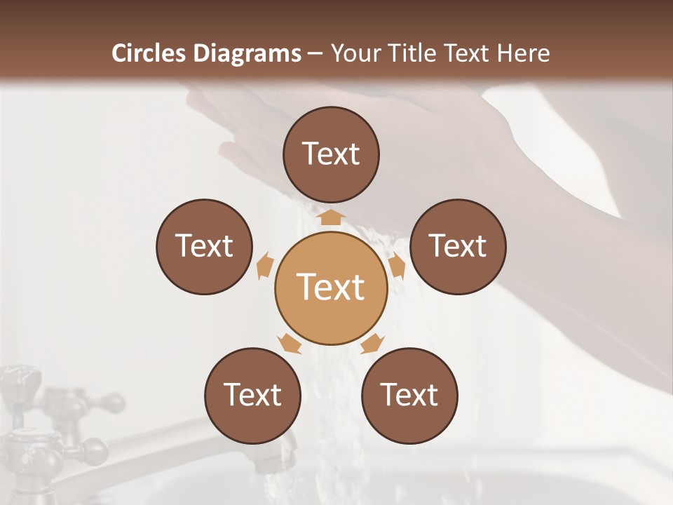 A Man Washing His Face In A Sink PowerPoint Template