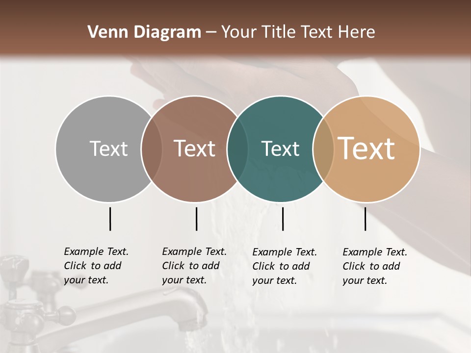 A Man Washing His Face In A Sink PowerPoint Template