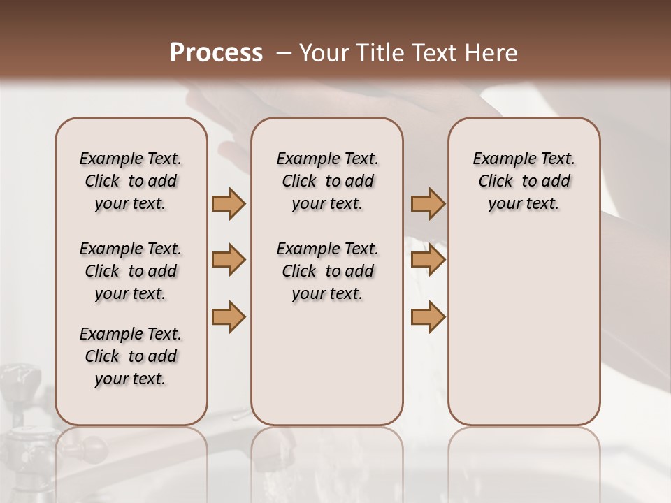 A Man Washing His Face In A Sink PowerPoint Template
