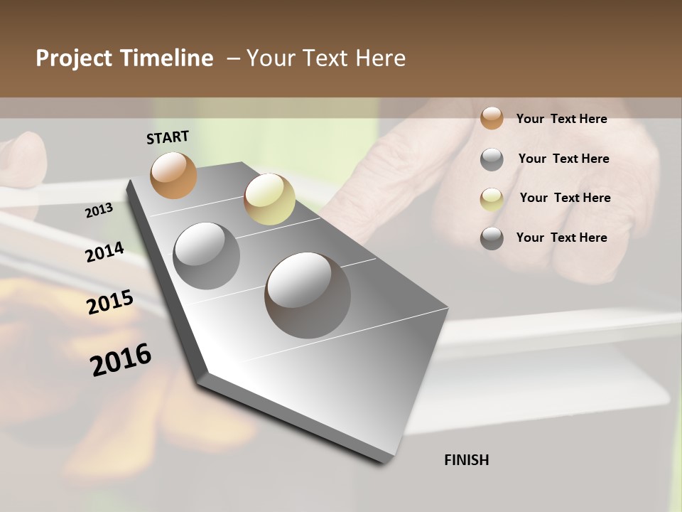 A Person Using A Tablet On A Table PowerPoint Template