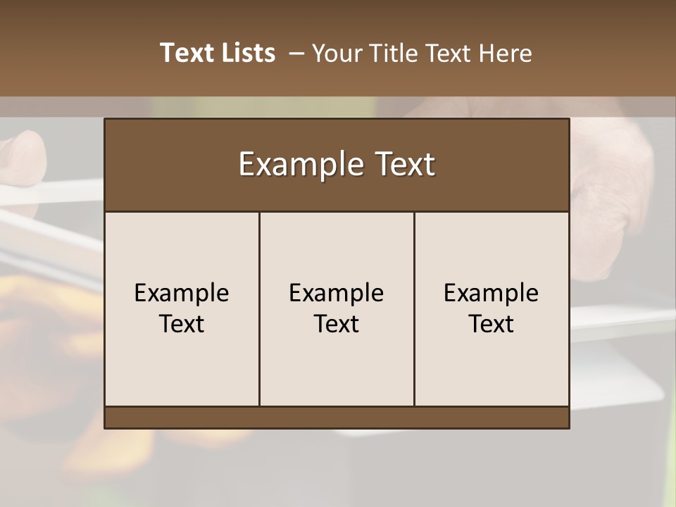 A Person Using A Tablet On A Table PowerPoint Template