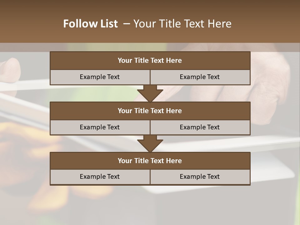 A Person Using A Tablet On A Table PowerPoint Template