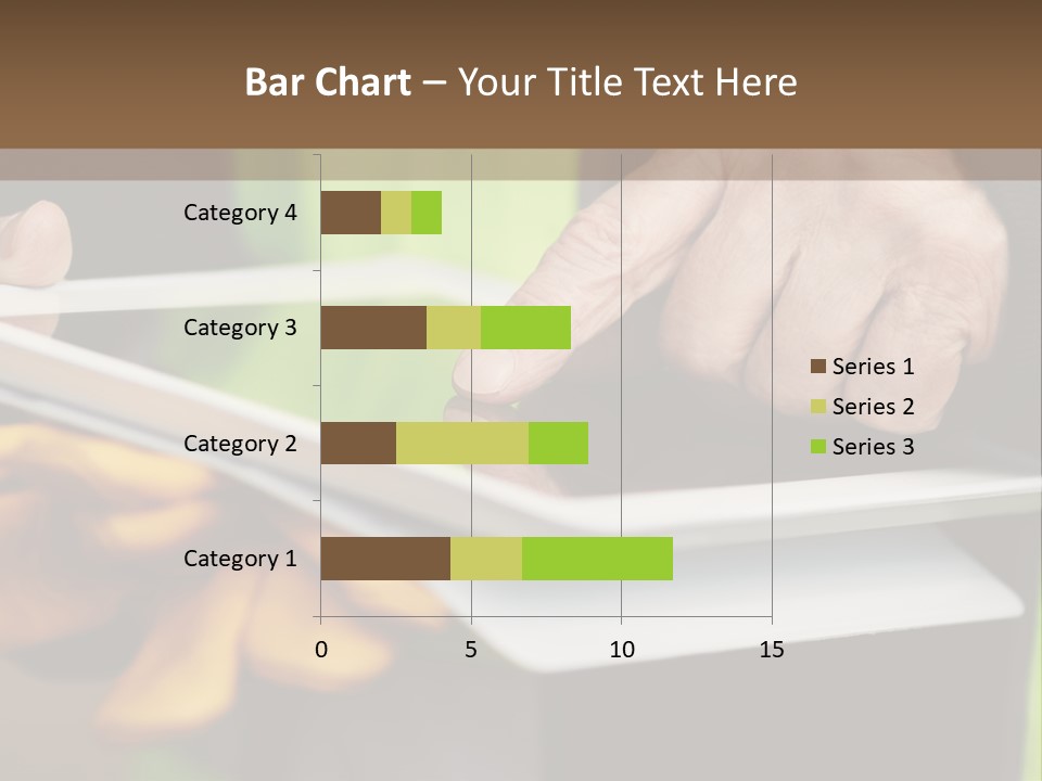 A Person Using A Tablet On A Table PowerPoint Template