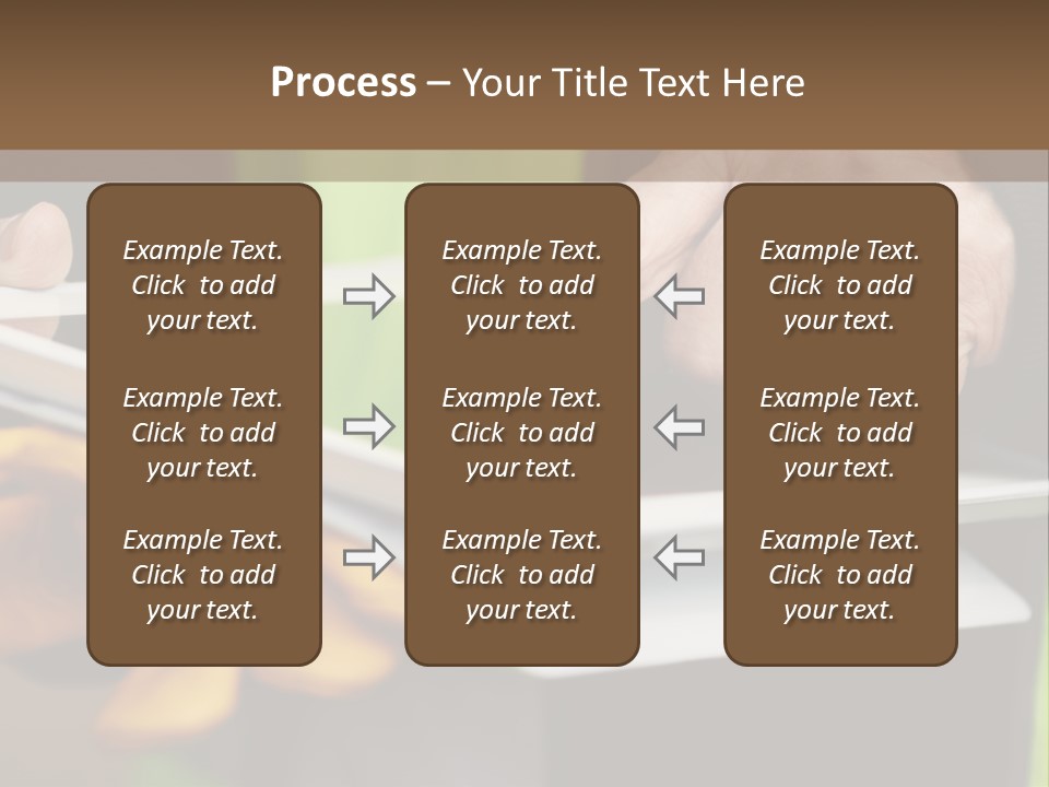 A Person Using A Tablet On A Table PowerPoint Template