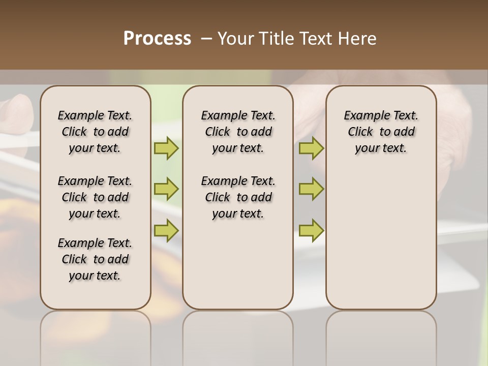 A Person Using A Tablet On A Table PowerPoint Template