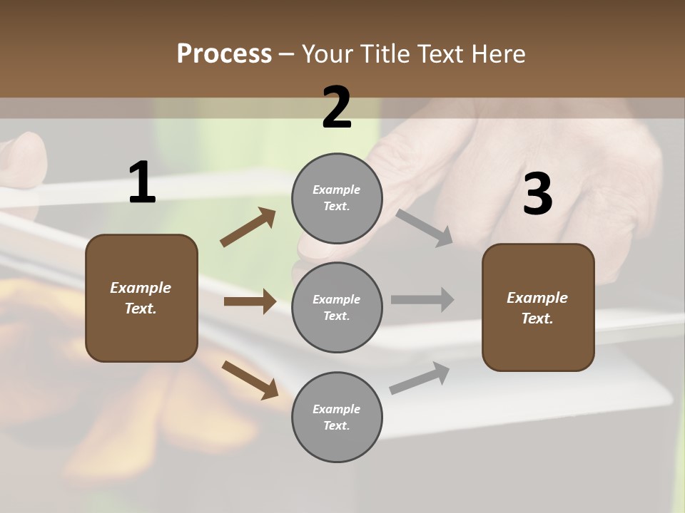 A Person Using A Tablet On A Table PowerPoint Template