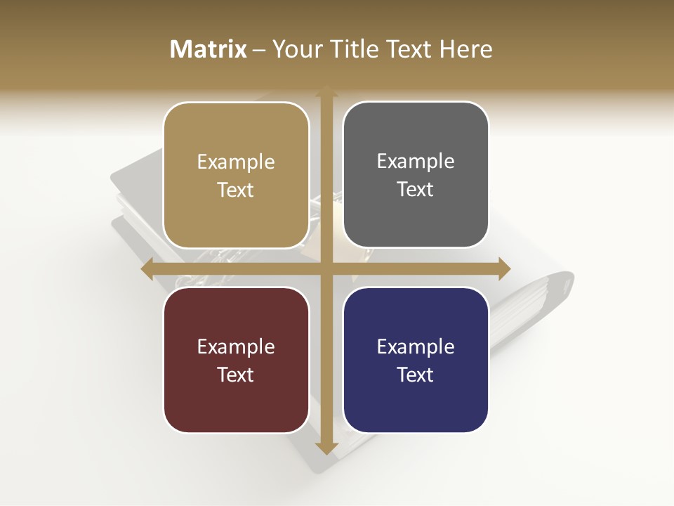 A Book With A Chain And A Padlock On It PowerPoint Template