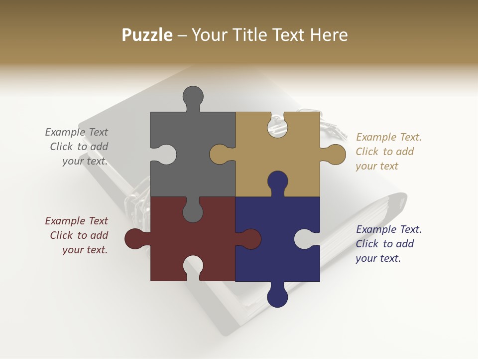 A Book With A Chain And A Padlock On It PowerPoint Template