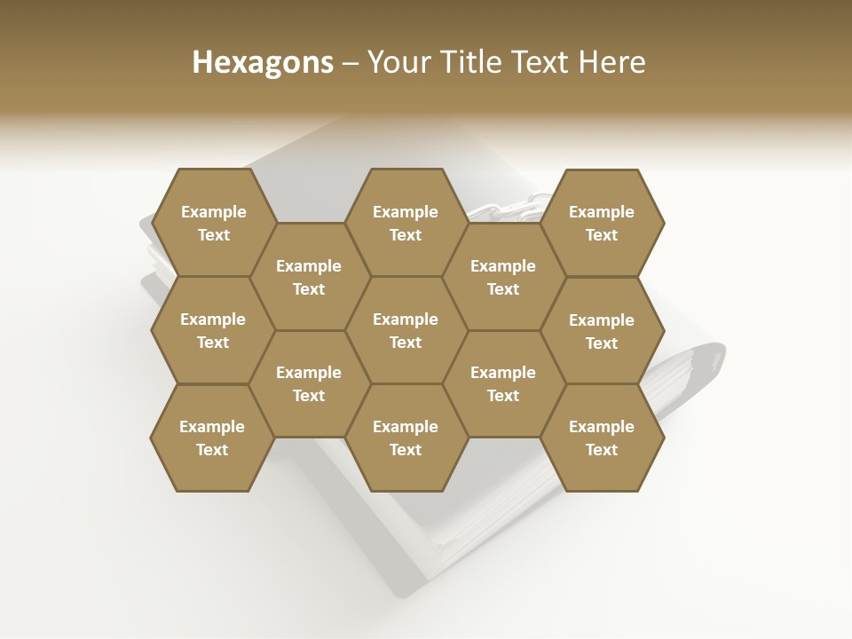 A Book With A Chain And A Padlock On It PowerPoint Template