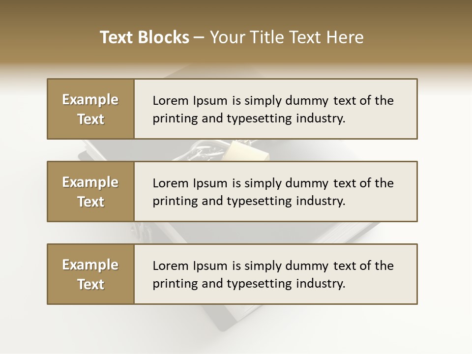A Book With A Chain And A Padlock On It PowerPoint Template