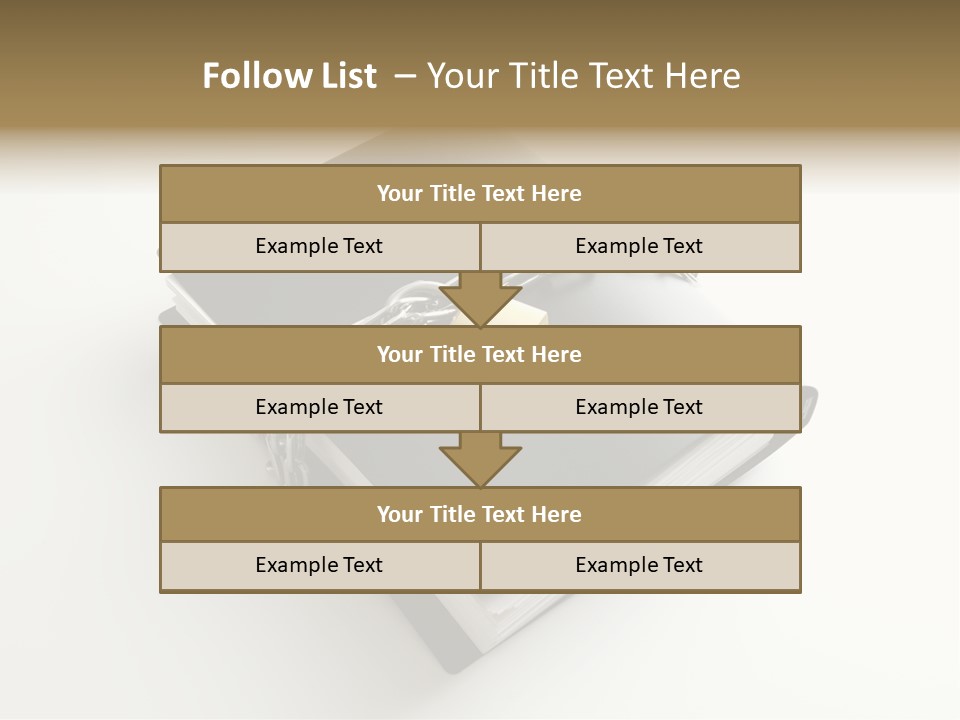 A Book With A Chain And A Padlock On It PowerPoint Template