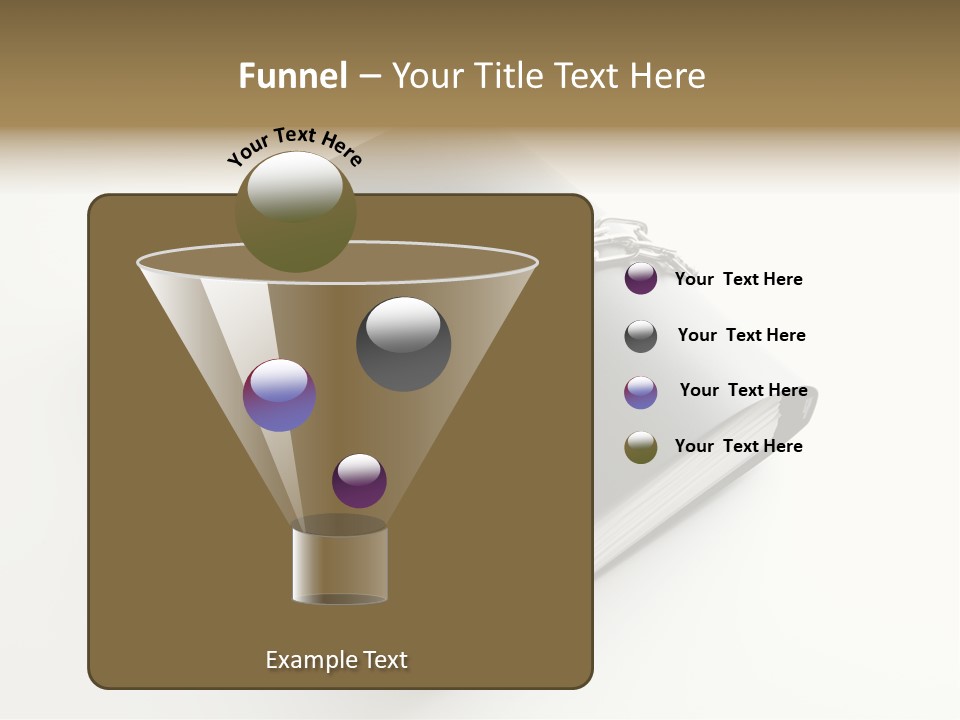 A Book With A Chain And A Padlock On It PowerPoint Template