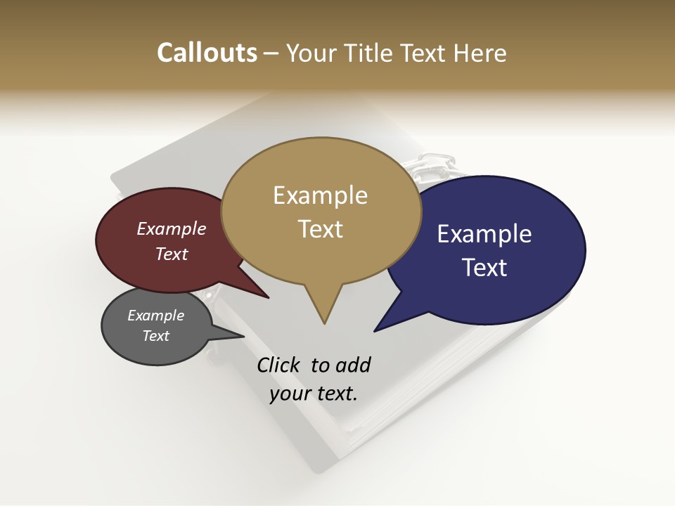 A Book With A Chain And A Padlock On It PowerPoint Template