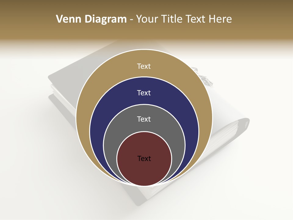 A Book With A Chain And A Padlock On It PowerPoint Template