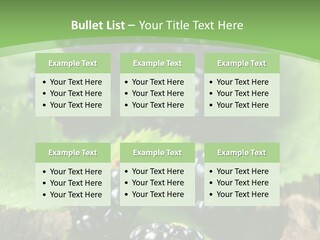A Bunch Of Blackberries On A Green Leaf Powerpoint Template PowerPoint Template