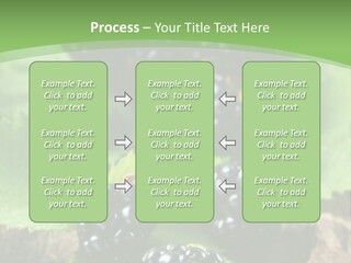 A Bunch Of Blackberries On A Green Leaf Powerpoint Template PowerPoint Template