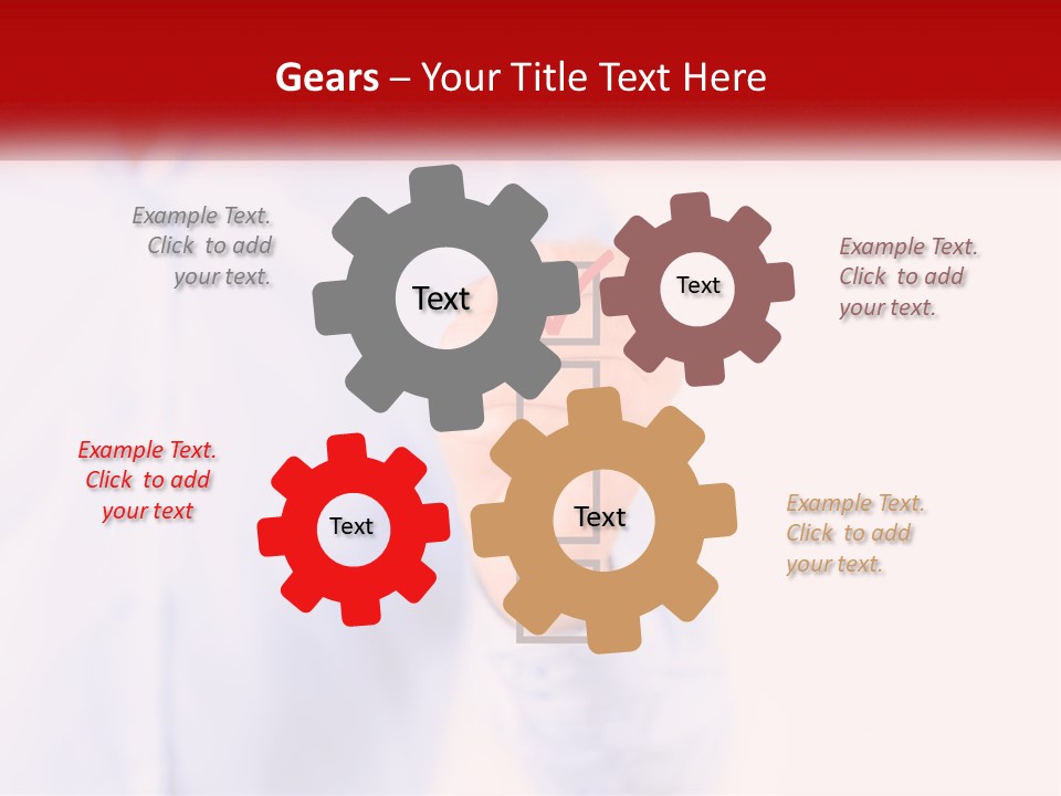 A Man Is Holding A Piece Of Paper With A Check Mark On It PowerPoint Template