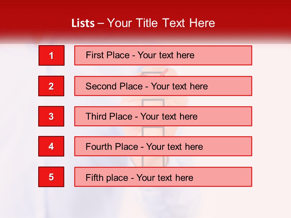 A Man Is Holding A Piece Of Paper With A Check Mark On It PowerPoint Template