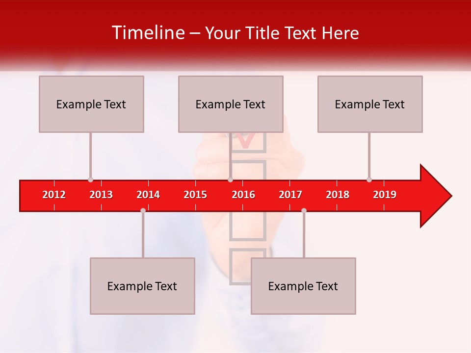 A Man Is Holding A Piece Of Paper With A Check Mark On It PowerPoint Template